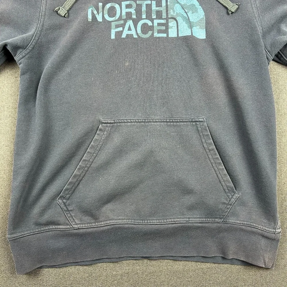 The North Face Hoodie Mens‎ Small Blue Sweatshirt Outdoor Hiking Casual Workwear